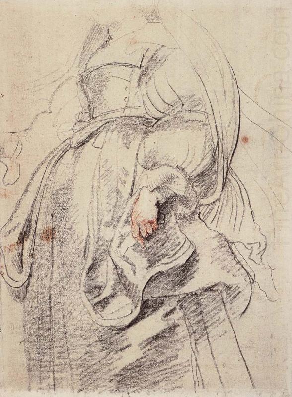 Girl sketch, Peter Paul Rubens